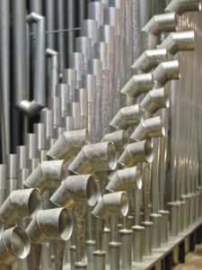 Photo of Organ Pipes at First Presbyterian Church in Davenport, Iowa